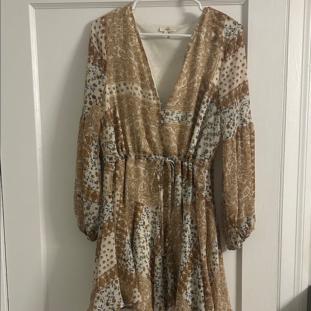 Paisley floral dress